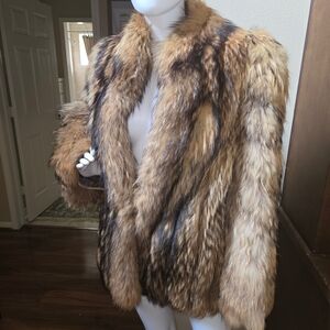 Luxurious Fur Coat in Brown